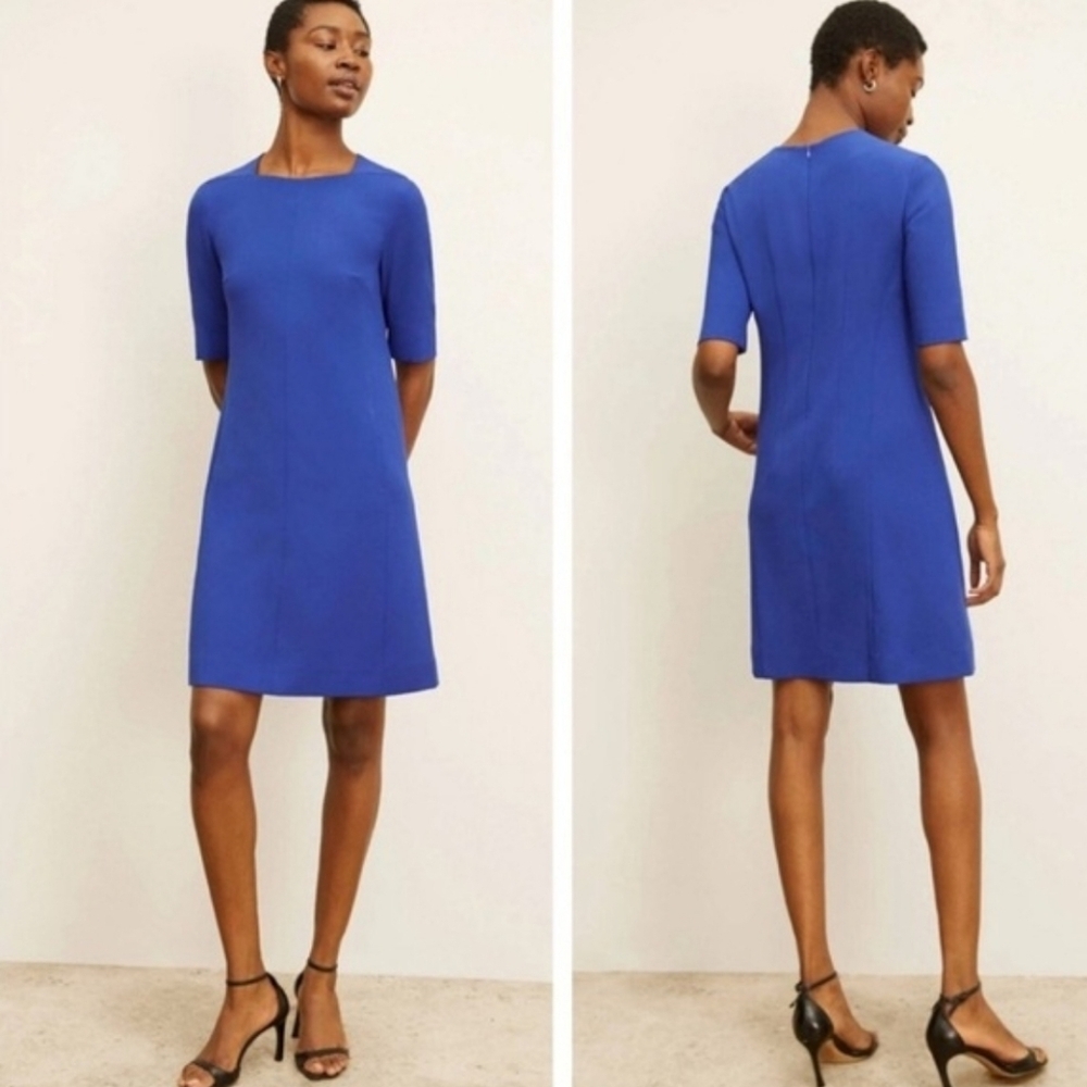 MM LAFLEUR The Emily Dress Blue Bright Indigo Size 0